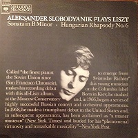 Columbia : Slobodyanik - Liszt Sonata, Hungarian Rhapsody No. 6