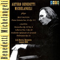 Aura : Michelangeli - Beethoven, Chopin