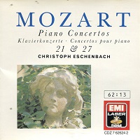 EMI Laser : Eschenbach - Mozart Concertos 9 & 27
