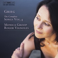 BIS : Grieg - Songs Volume 04