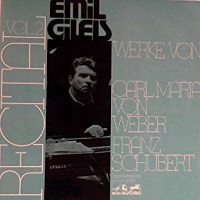 Melodiya : Gilels - Schubert, Weber