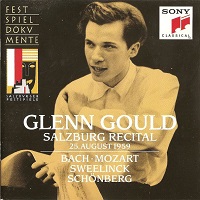 Sony Classical : Gould - Salzburgh Recital
