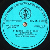 Aprelevka Plant : Zhukov - Chopin, Scriabin