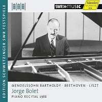 Hänssler Classic : Bolet - Beethoven, Mendelssohn