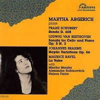 Artists : Argerich - Schubert, Beethoven, Brahms