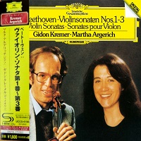 Deutsche Grammophon Japan : Argerich - Beethoven Violin Sonatas 1 - 3