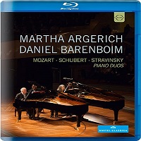 Euro Arts : Argerich, Barenboim - Mozart, Schubert, Stravinsky