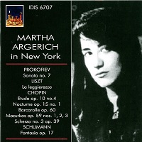 Istituto Discografico Italiano : Argerich - Chopin, Liszt, Prokofiev