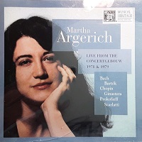 Musical Heritage Society : Argerich - Live from the Concertgebouw