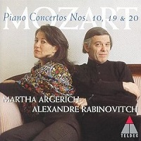 Teldec : Argerich - Mozart Concertos 10, 19 & 20