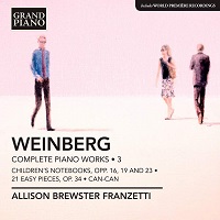 Grand Piano : Franzetti - Weinberg Piano Works Volume 03