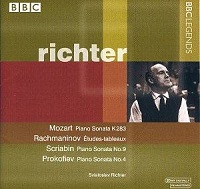 BBC Legends : Richter - Mozart, Tchaikovsky, Rachmaninov, Scriabin, Prokofiev