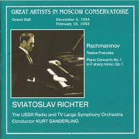 Moscow Conservatory Records : Richter - Rachmaninov Concerto No.1, Preludes
