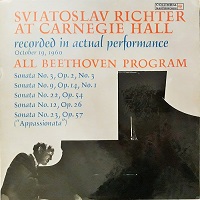 Columbia : Richter - Carnegie Hall Volume 01