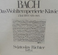 Eurodisc : Richter - Bach Well-Tempered Clavier Book II