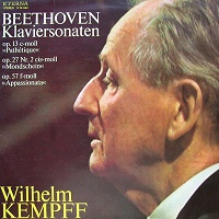 Eterna : Kempff - Beethoven Sonatas 8, 14, 23