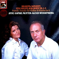  EMI : Weissenberg - Brahms Violin Sonatas