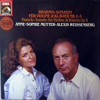 �HMV : Weissenberg - Brahms Violin Sonatas