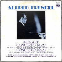 �Columbia Japan : Brendel - Mozart Concertos 20 & 27