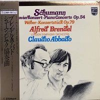 �Philips Japan : Brendel - Schumann, Weber