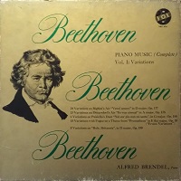 Vox : Brendel - Beethoven Volume 01