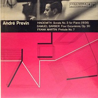 Columbia : Previn - Hindemith, Martin, Barber