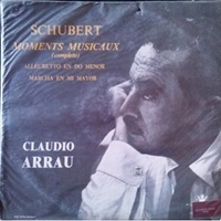 Angel : Arrau - Schubert Moment Musicaux