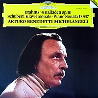 Deutsche Grammophon : Michelangeli - Brahms, Schubert