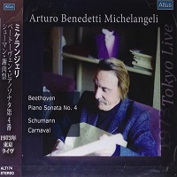 Altus : Michelangeli - Beethoven, Schumann