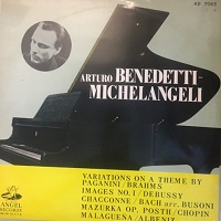 Angel Japan : Michelangeli - Busoni, Brahms, Chopin