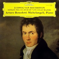 Deutsche Grammophon : Michelangeli - Beethoven Sonata No. 4