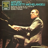 Decca : Michelangeli - Beethoven, Scarlatti, Galuppi