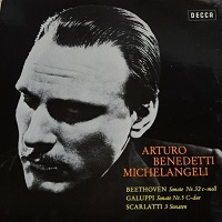 Decca : Michelangeli - Beethoven, Scarlatti, Galuppi