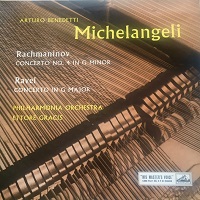 �HMV : Michelangeli - Rachmaninov, Ravel