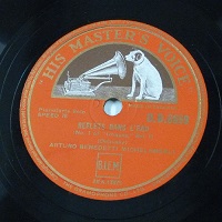 �HMV : Michelangeli - Galuppi, Debussy