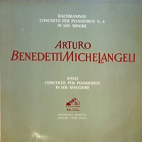 �La Voce del Padrone : Michelangeli - Rachmaninov, Ravel