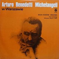 �Polskie Nagrania Muza : Michelangeli - Busoni, Brahms