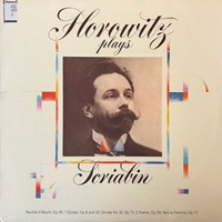 Columbia Masterworks : Horowitz - Scriabin Works