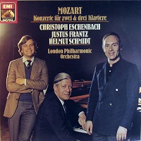 EMI Digital : Eschenbach - Mozart Concertos for Two and Three Pianos