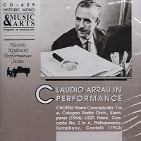 Music & Arts : Arrau - Chopin, Liszt