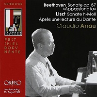 Orfeo : Arrau - Beethoven, Liszt