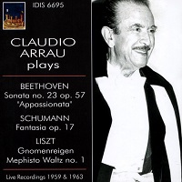 Istituto Discografico Italiano : Arrau - Liszt, Schumann, Beethoven