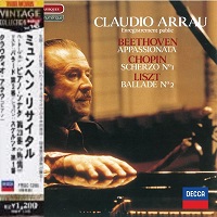 Tower Vintage Classics : Arrau - Beethoven, Chopin, Liszt