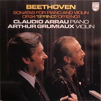 Philips : Arrau - Beethoven Violin Sonatas 1 & 5