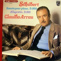 Philips : Arrau - Schubert Sonata No. 19, Allegretto