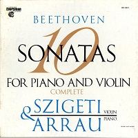 Vanguard Classics : Arrau - Violin Sonatas
