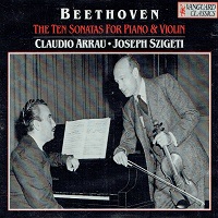 Vanguard Classics : Arrau - Beethoven Violin Sonatas