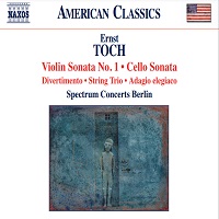  Naxos American Classics : Nemtsov, Aspekshieva - Toch Violin Sonata No. 1, Cello Sonata
