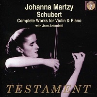 �Testament : Antonietti - Schubert Chamber Works