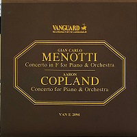 �Vanguard Classics : Wild - Copland, Menotti
